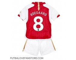 Arsenal Martin Odegaard #8 Domáci Detský futbalový dres 2023-24 Krátky Rukáv (+ trenírky)